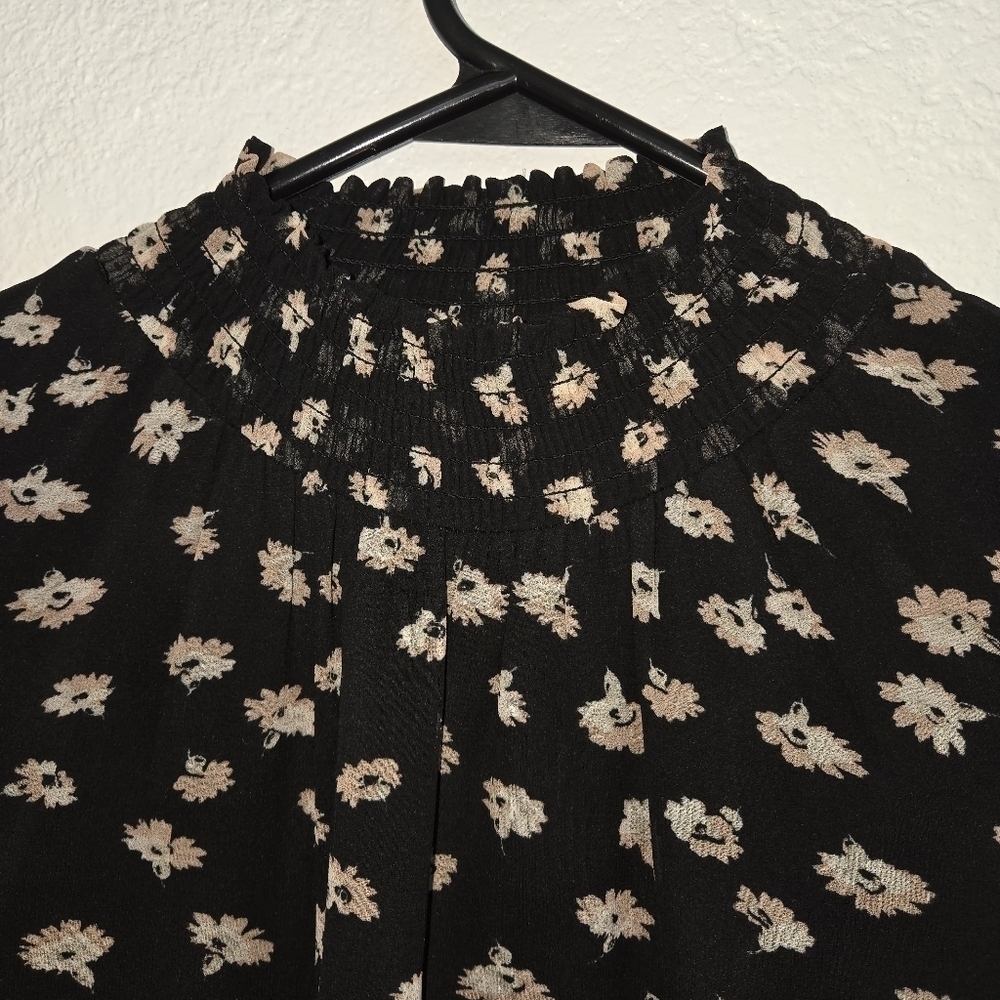 Madewell Mistlight Mockneck Dress in Seattle Floral Size XS - Picture 7 of 15